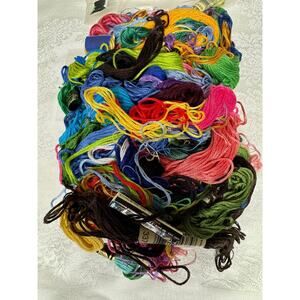 3.5 OUNCES of Needlepoint/Embroidery Thread Sampler - Banded and UnBanded